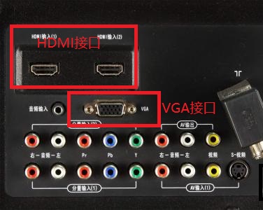 VGA接口，hdmi接口