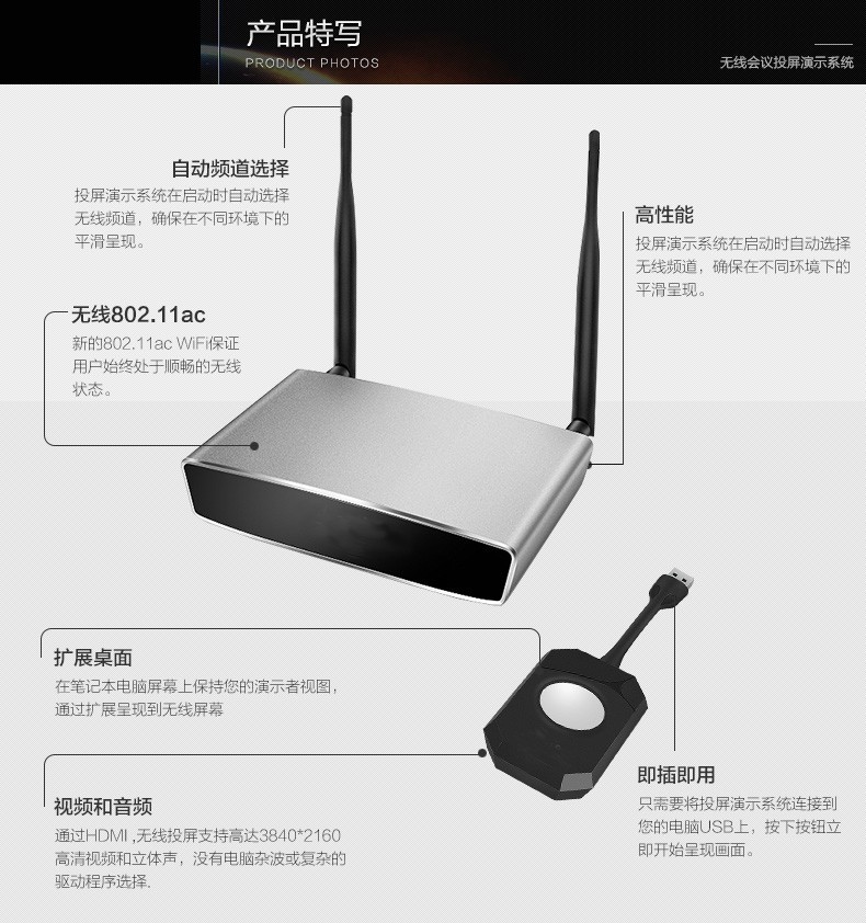 無線投屏器
