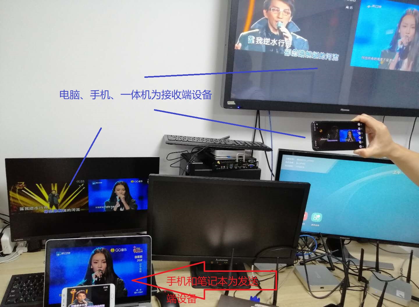 電腦投屏